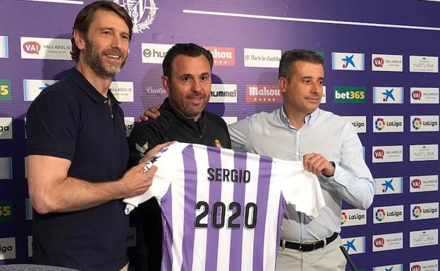 Sergio agradece el «golpe contundente de confianza» tras su renovación con el Real Valladolid