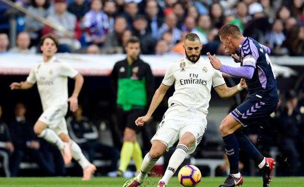 El Real Valladolid cae injustamente en el Bernabéu