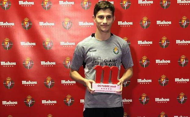 Toni, mejor jugador del Real Valladolid en octubre, se encuentra en su «mejor momento de confianza»