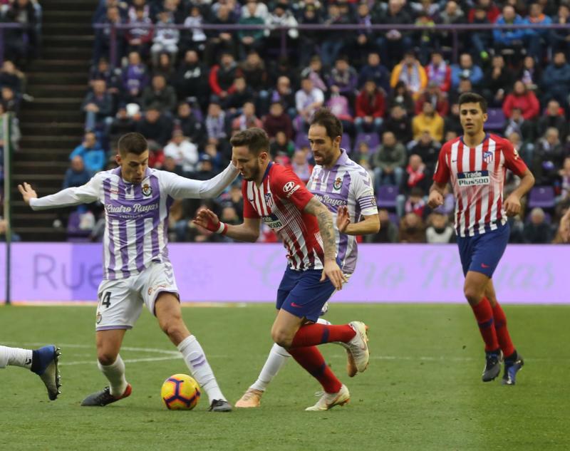 El Real Valladolid cae ante el Atlético de forma inmerecida