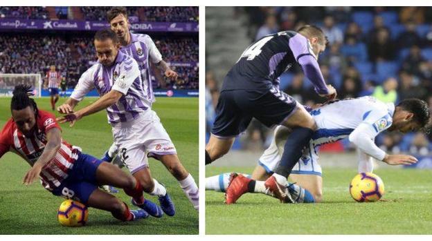 El Real Valladolid, uno de los mejores equipos de la liga en balones divididos