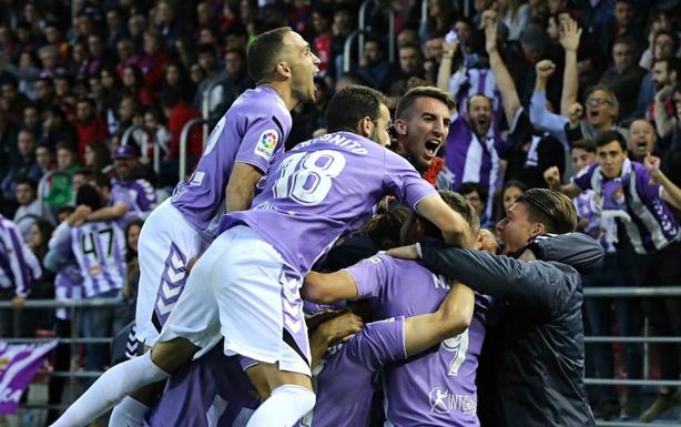 Nueve campanadas y tres campanazos del Real Valladolid en 2018