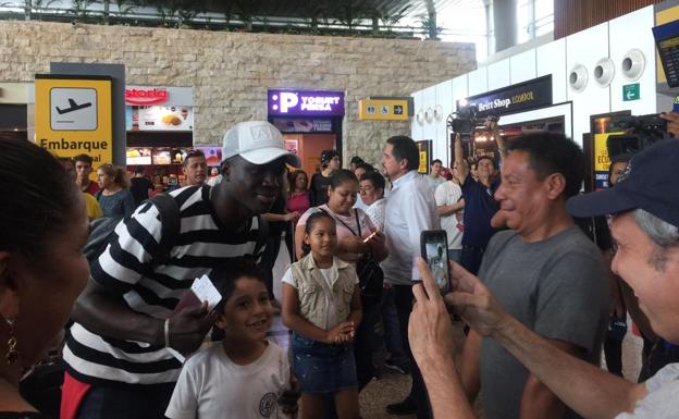 Stiven Plaza aterriza hoy preparado para aportar goles al Real Valladolid