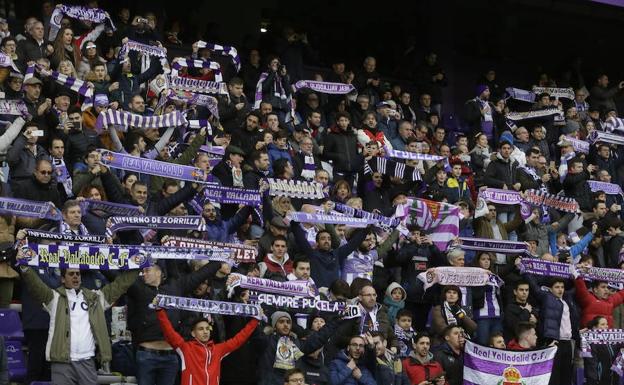 Los peñistas del Real Valladolid mostrarán una pancarta con el lema 'Por mucho que os duela, nos vamos a salVAR'