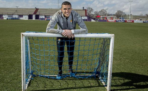 Masip, portero del Real Valladolid: «El preparador, Yoel y yo decidimos hacia dónde tirarnos en los penaltis»