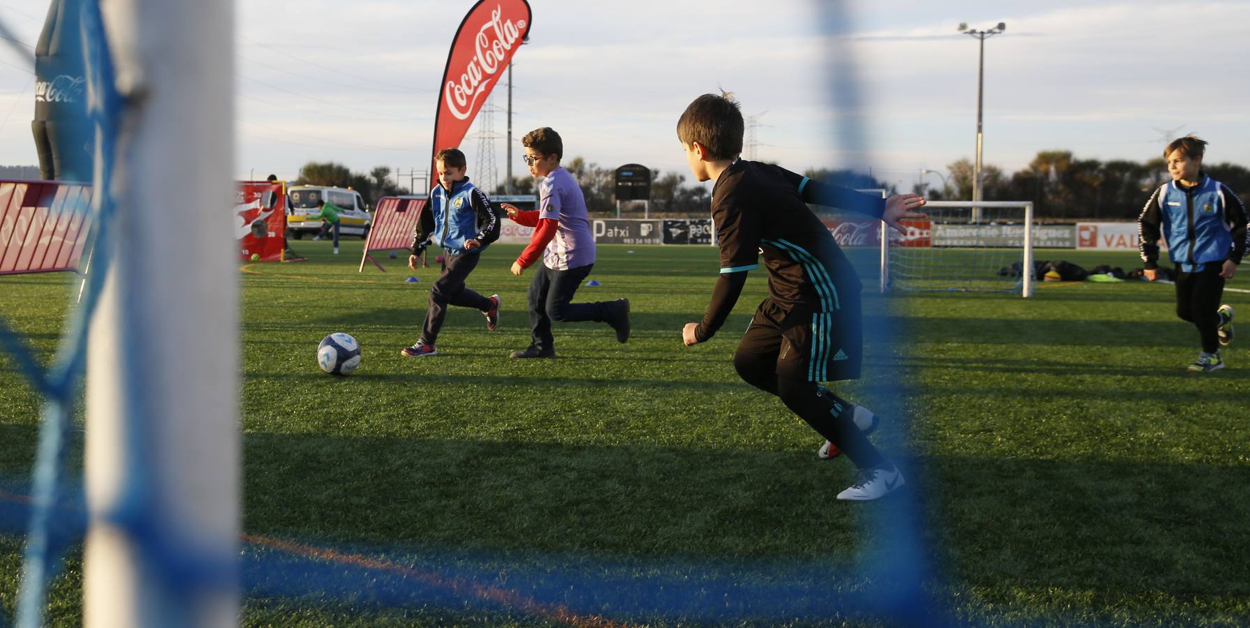 Diversión en la 'Fan Zone' del Real Valladolid
