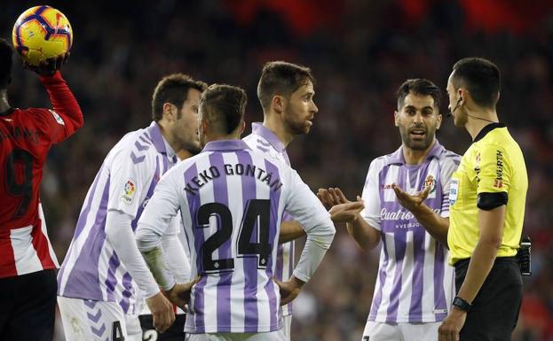 Cuadra Fernández y Sánchez Martínez pitarán al Real Valladolid ante Leganés y Sevilla