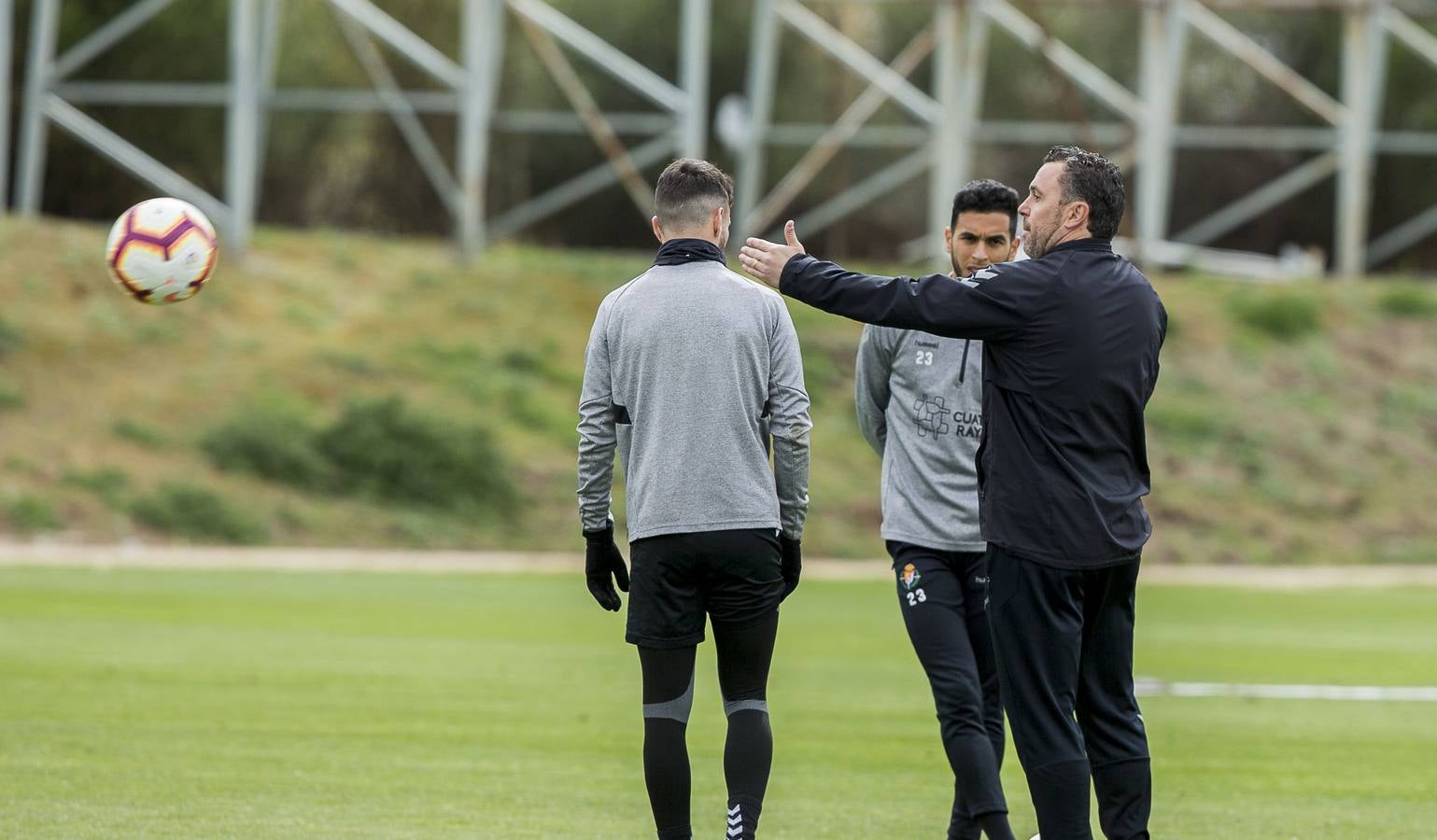 Entrenamiento del Real Valladolid en los Campos Anexos