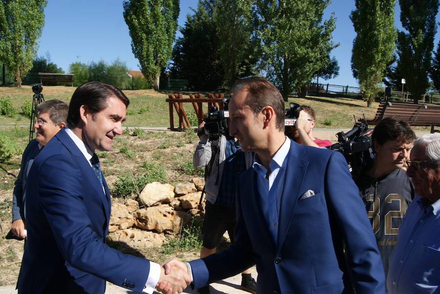 Visita Consejero de Fomento estación de bombeo depuradora de Arroyo