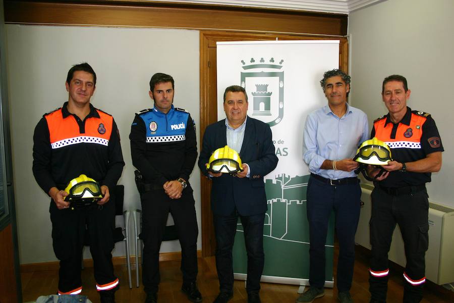 Arroyo y Simancas firmarán un convenio para compartir los voluntarios de Protección Civil