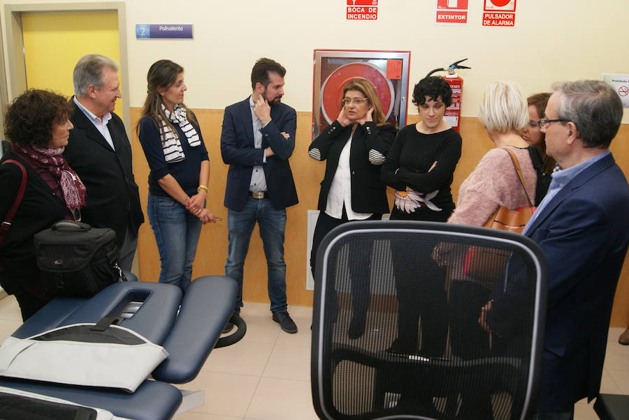 Visita de Luis Tudanca (PSOE) nuevas instalaciones de ADECYL en Arroyo