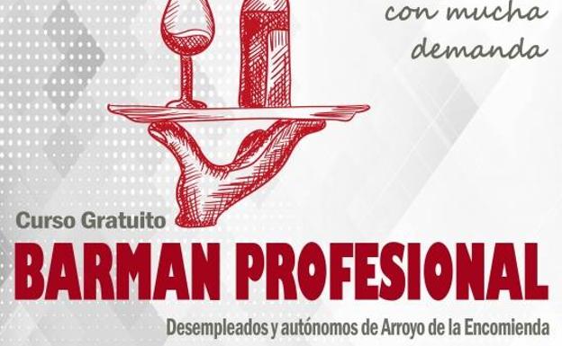 Curso gratuito de Barman Profesional para desempleados y autónomos