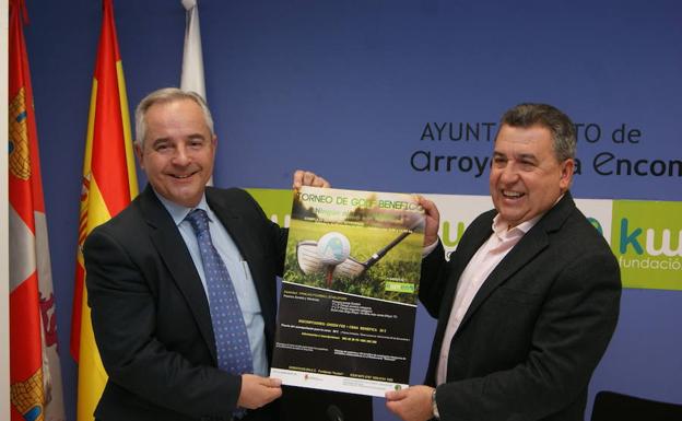 Torneo benéfico de golf en el campo de Sotoverde en Arroyo