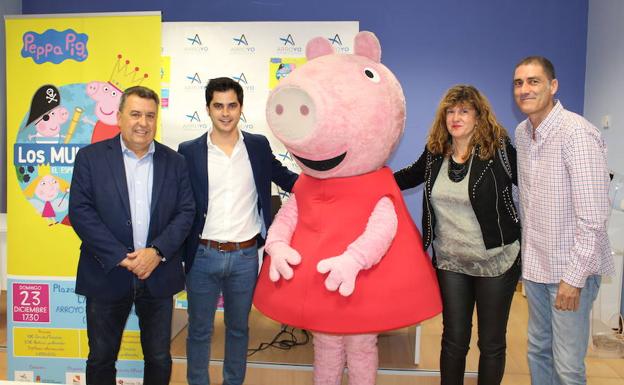 Peppa Pig junto a Ben y Holly estarán en Navidad en Arroyo