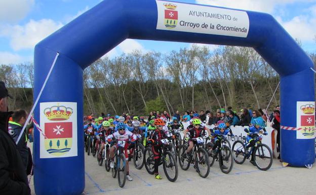 Prueba BTT Copa Escuelas en el Parque del Socayo