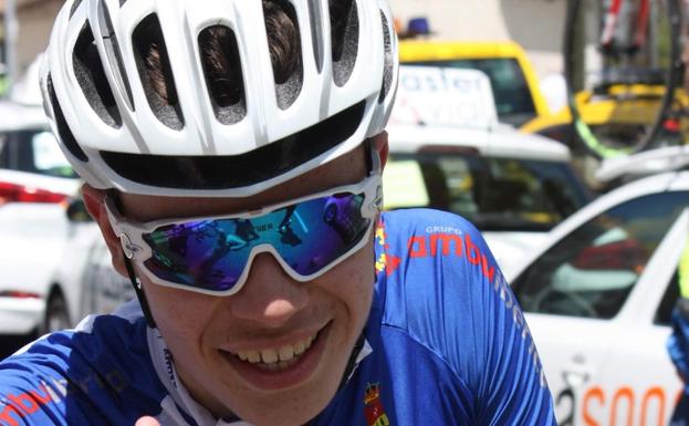 El ciclista Iván Romeo, del equipo arroyano NorInver seleccionado para el Festival Olímpico Europeo de la Juventud en Azerbaiyán