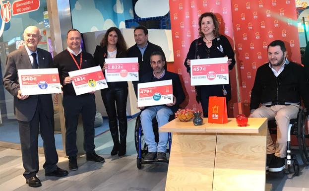 RÍO Shopping entrega más de 8.000 euros en donaciones a varias ONGs