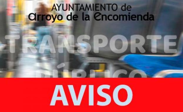Nuevos horarios transporte urbano en Arroyo