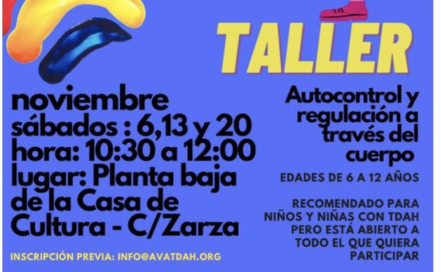 El Ayuntamiento de Arroyo y AVATDAH organizan talleres sobre el trastorno de déficit de atención e hiperactividad