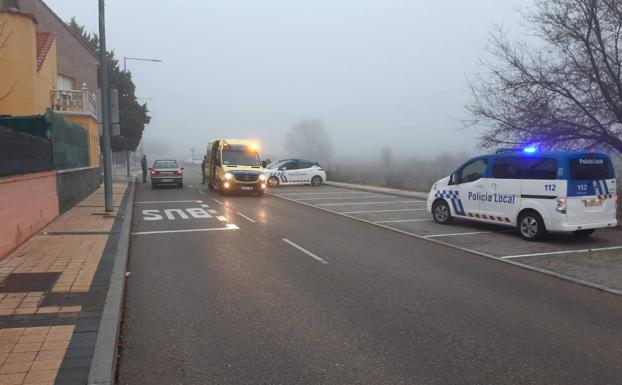 Trasladado al hospital un joven tras sufrir un atropello en Arroyo