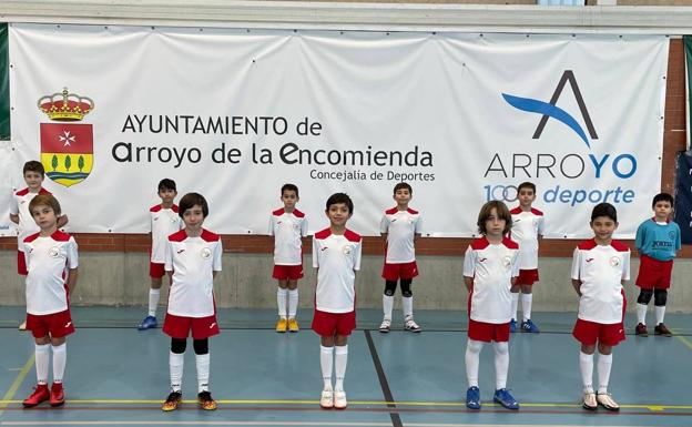 Los benjamines de fútbol sala arrasan con 16 partidos, 15 victorias y 1 empate