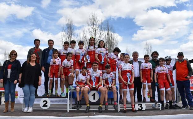 Arroyo de la Encomienda gran escenario de la última Copa de Escuelas BTT de Castilla y León