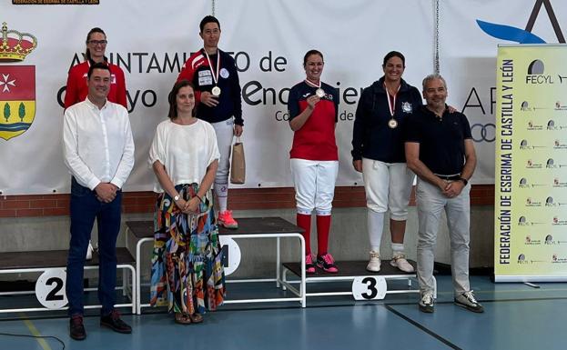 Buen papel de los tiradores arroyanos en el campeonato de esgrima de CyL