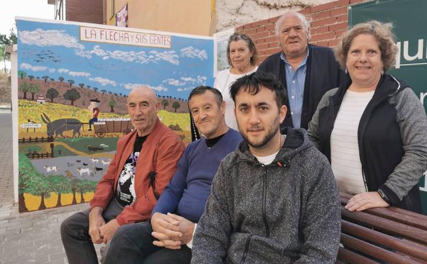 Vecinos unidos a través del arte en gran formato