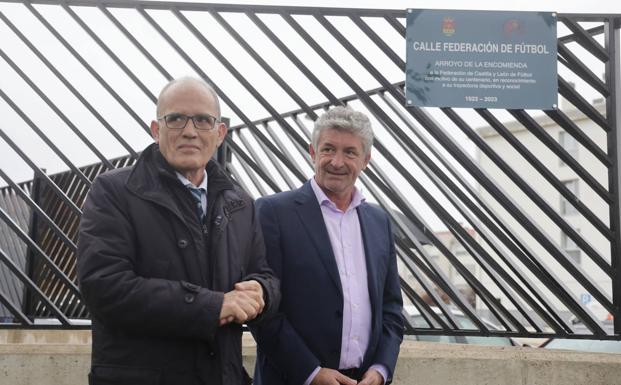 La Federación de Fútbol de Castilla y León, ya tiene calle en Arroyo