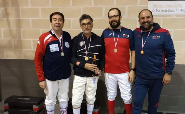 El Club de Esgrima Arroyo logra tres bronces en la V Jornada del Torneo Regional en Villanubla