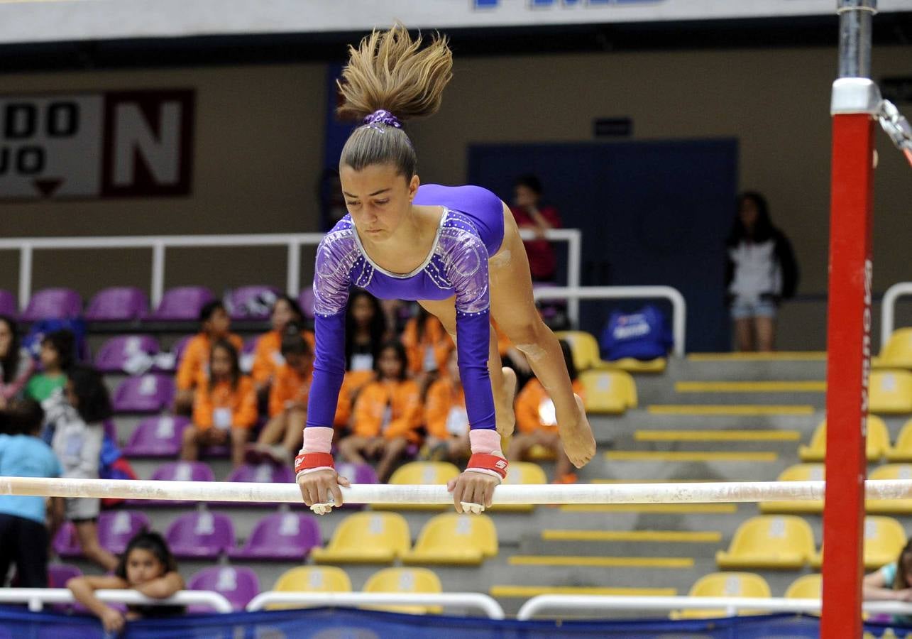 Segunda jornada del Campeonato de España de Gimnasia Artística en el pabellón Pisuerga de Valladolid