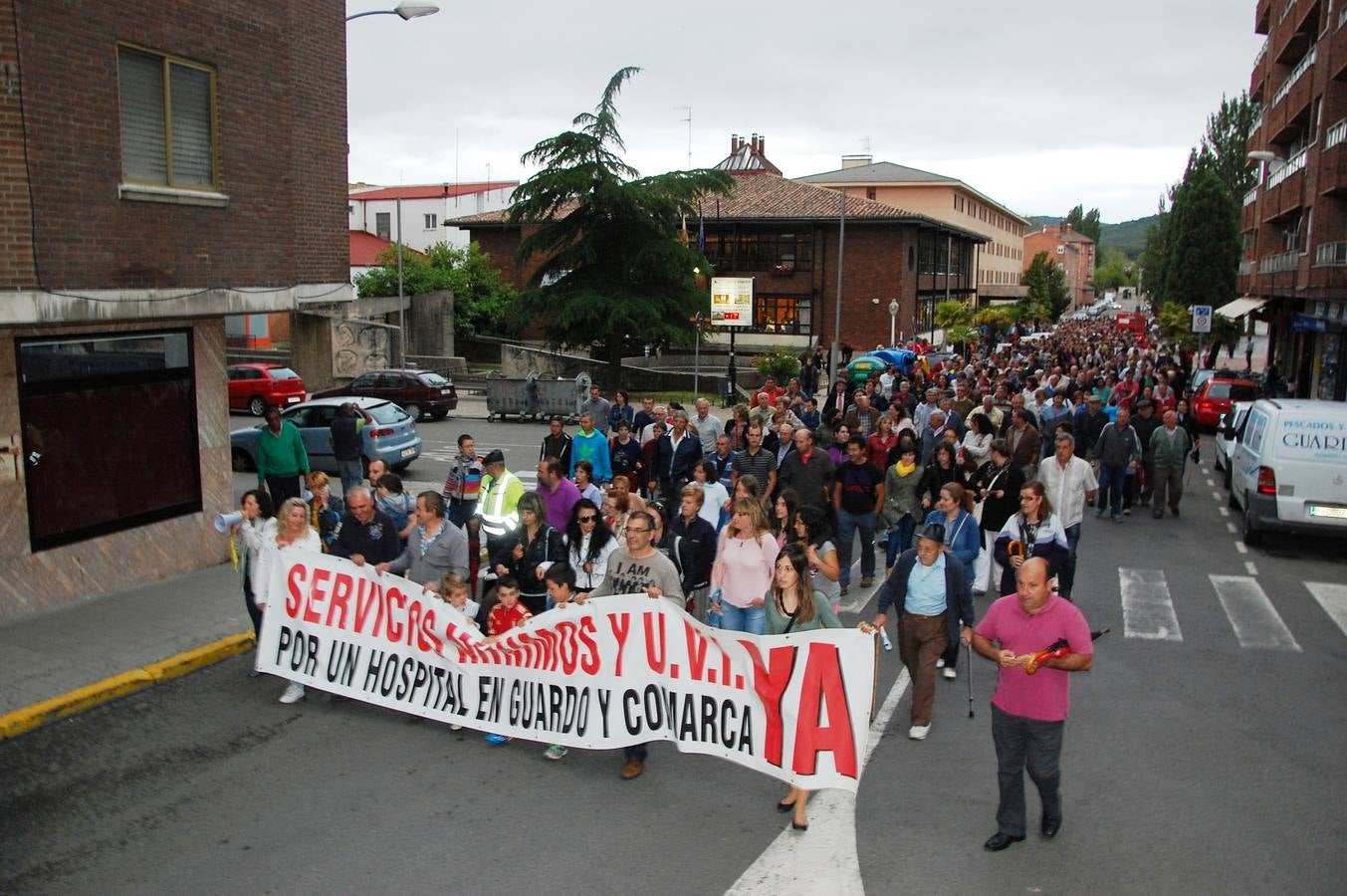 Manifestación en Guardo para reivindicar el hospital comarcal
