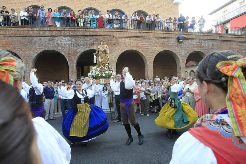Procesión de la Virgen del Carmen en Palencia