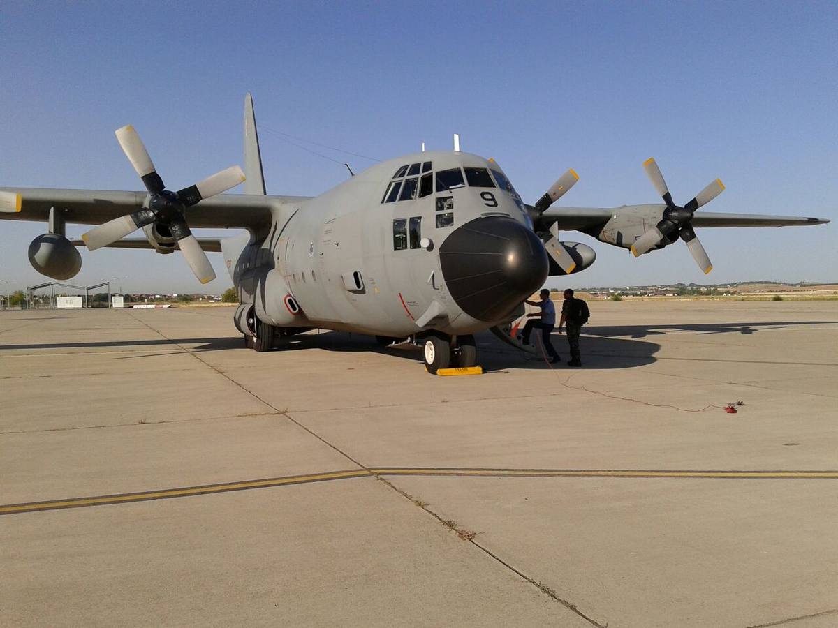 Militares españoles parten desde Torrejón de Ardoz hacia el Líbano