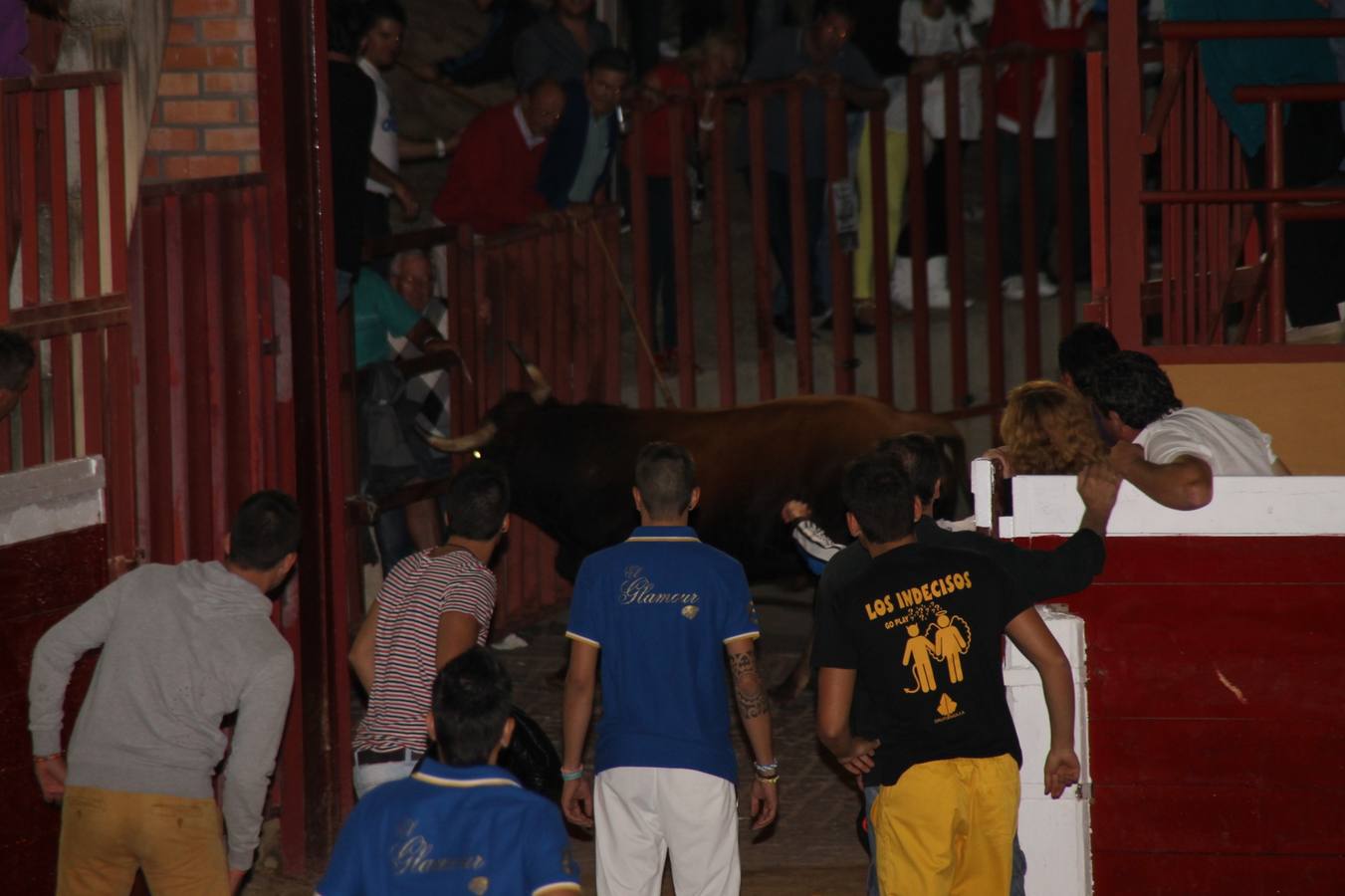 Primer encierro de las fiestas de Simancas. Valladolid