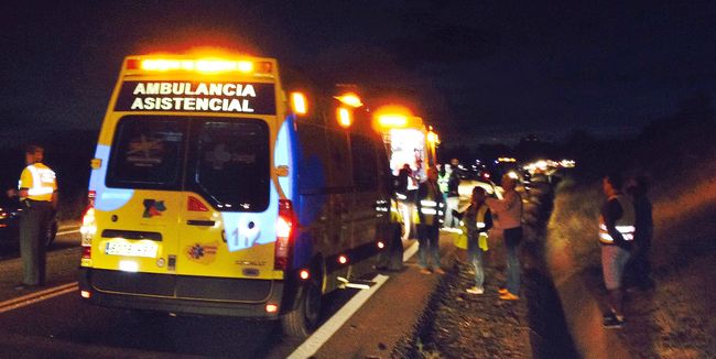 Accidente en Lorenzana (León)