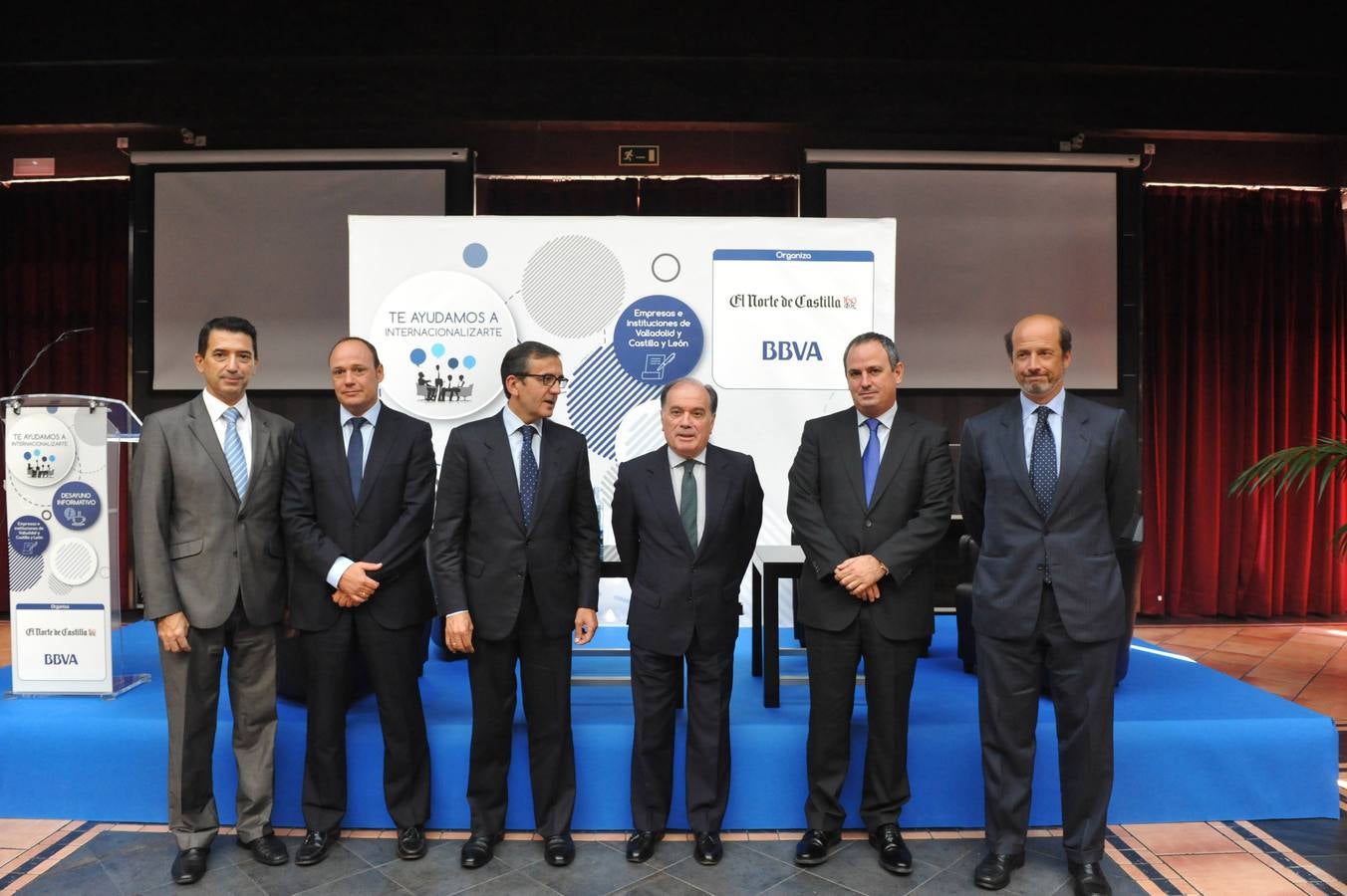 Jornada sobre la internacionalización de las empresas y las perspectivas de crecimiento económico organizada por El Norte de Castilla y el BBVA