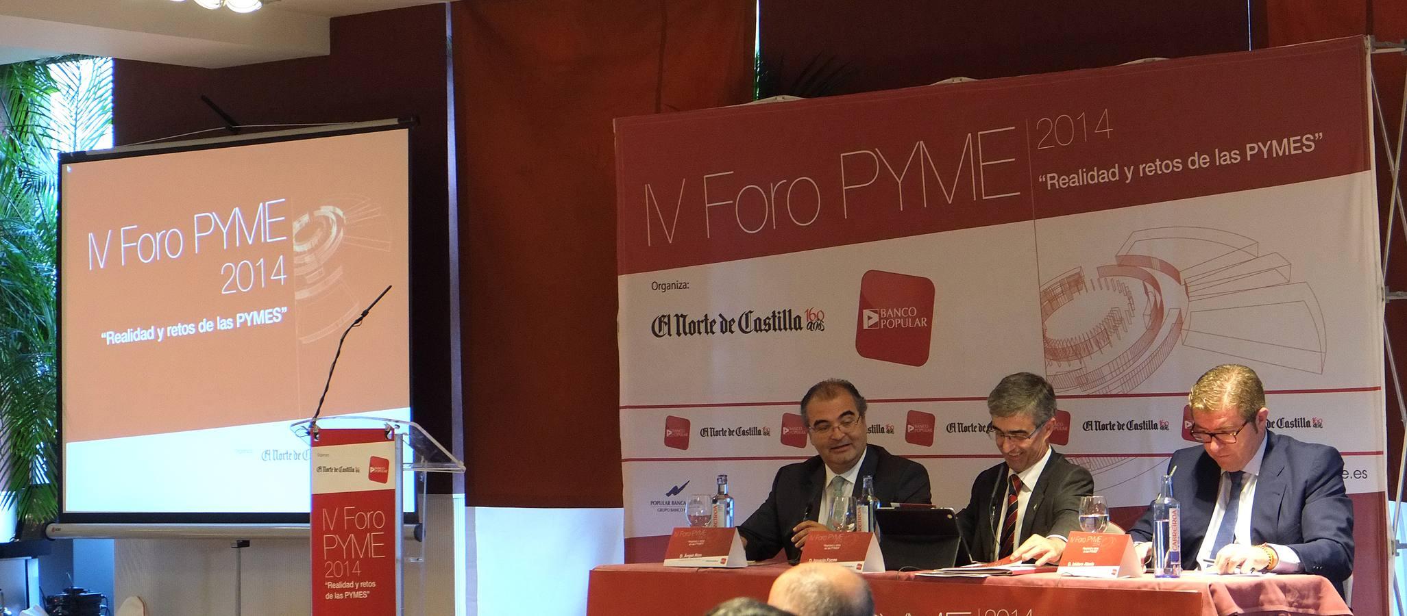 IV Foro PYME 2014 'Realidad y retos de las PYMES' organizado por el Banco Popular y El Norte de Castilla