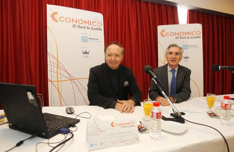 El crítico gastronómico José Carlos Capel en el Foro Económico de El Norte de Castilla en Palencia