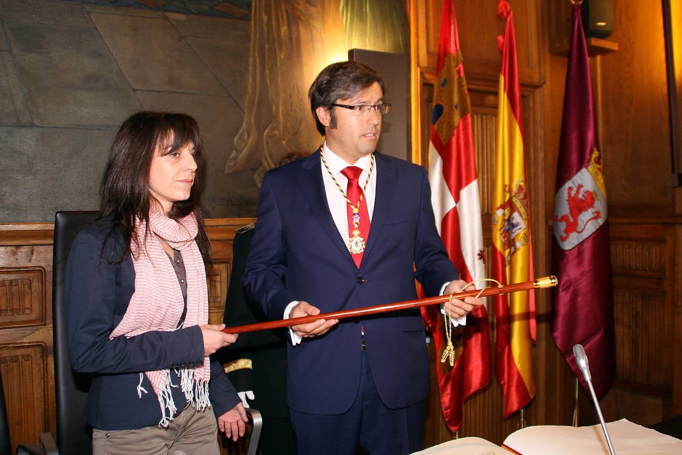 Toma de posesión del nuevo presidente de la Diputación de León