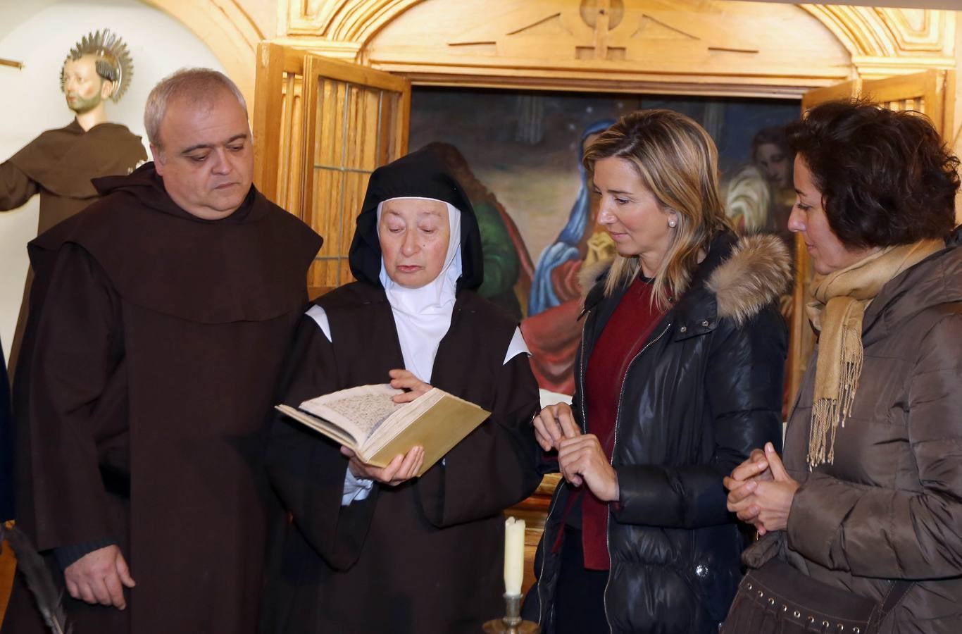 Junta y Obispado visitan el convento de Santa Teresa en La Rondilla (Valladolid)