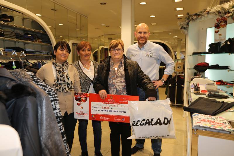 La premiada con los 6000 euros de Avadeco en Valladolid se gasta su cheque