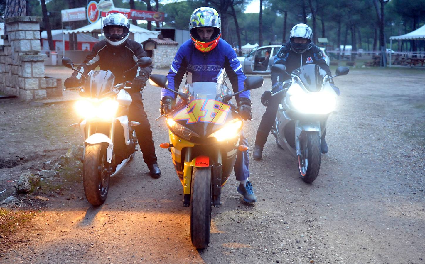 Preparativos para la concentración de motos de Motauros 2015