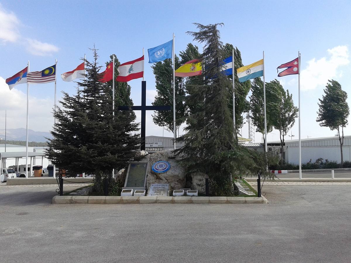 Presencia de soldados españoles en el Líbano