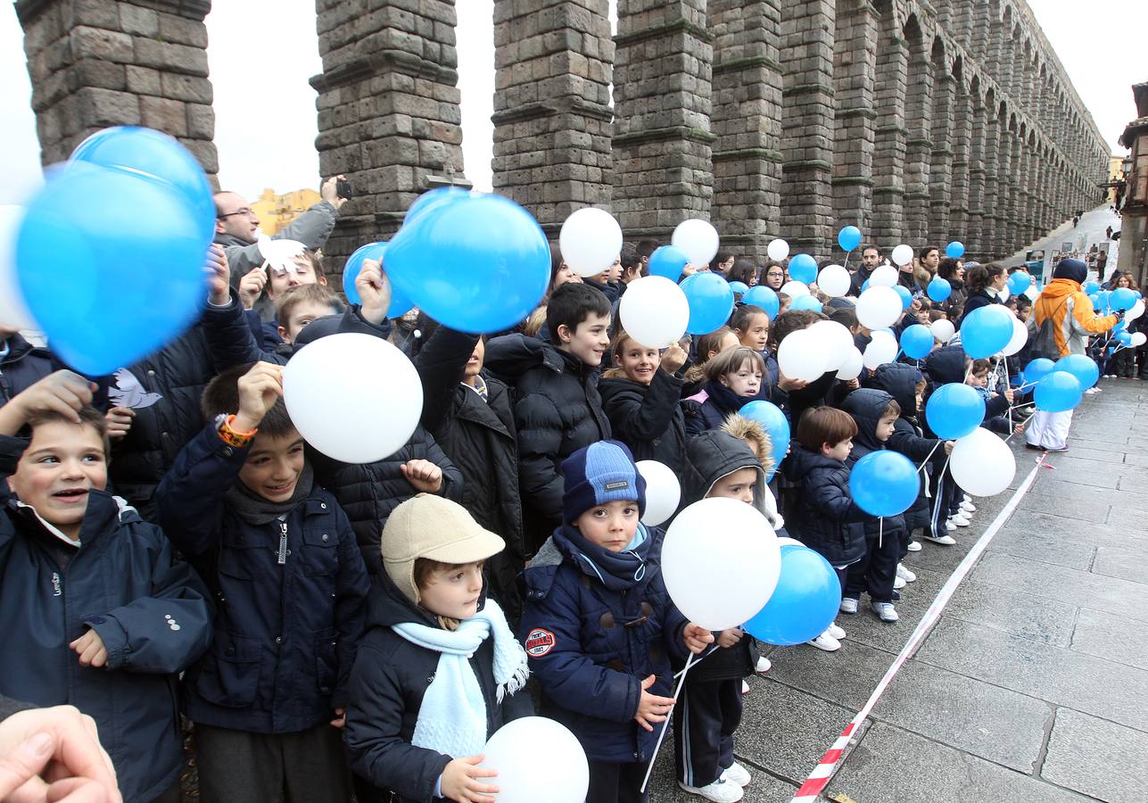 Los colegios segovianos celebran el Día de la Paz