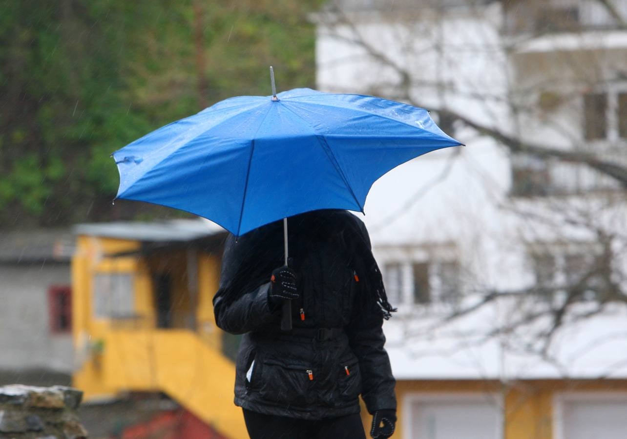 Temporal de viento y lluvia en El Bierzo