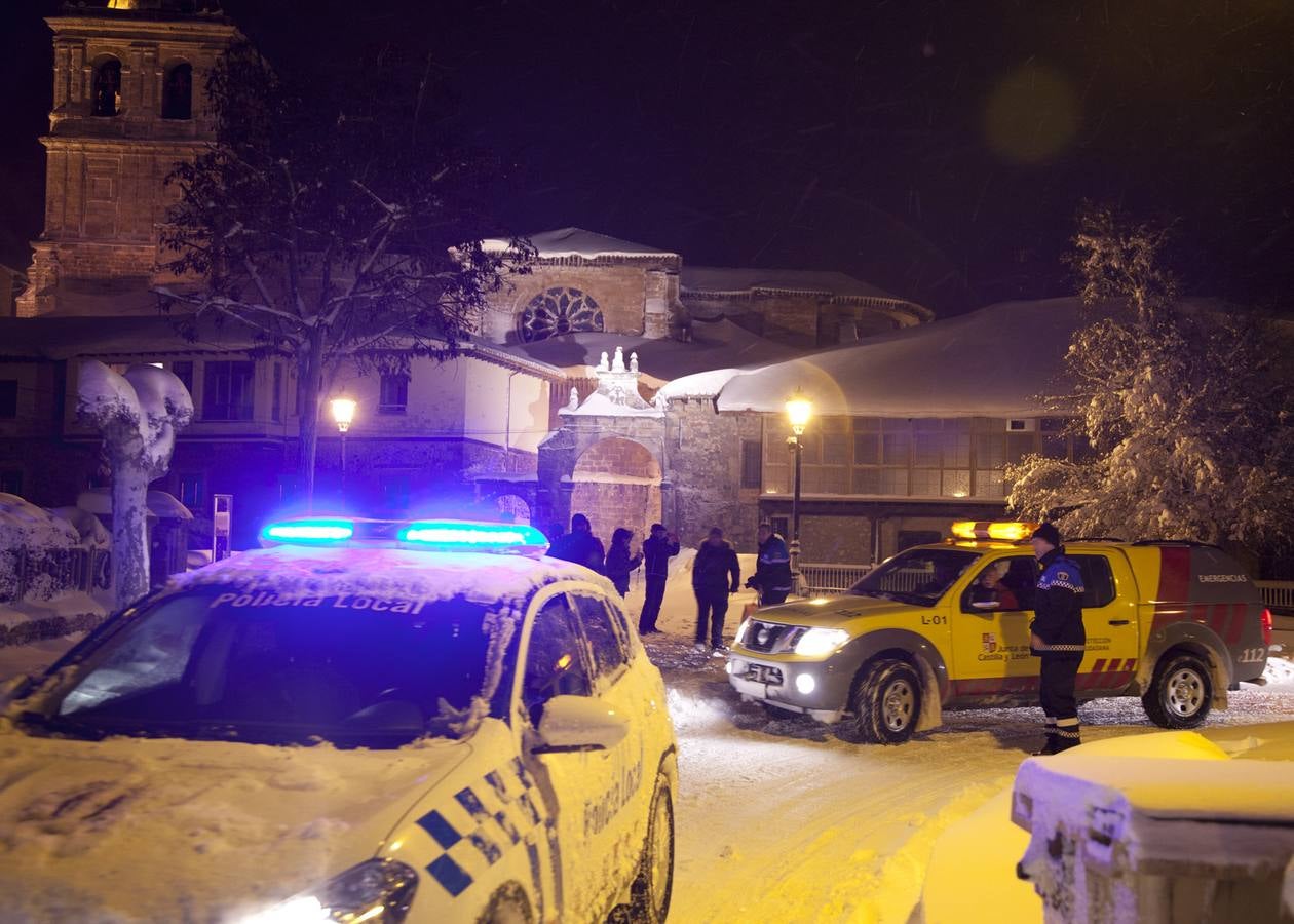 La imágenes más espectaculares del temporal de nieve en las provincias de León y Palencia