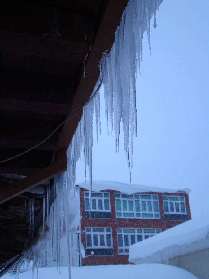 Jornada de nieve en Aguilar de Campoo (Palencia)