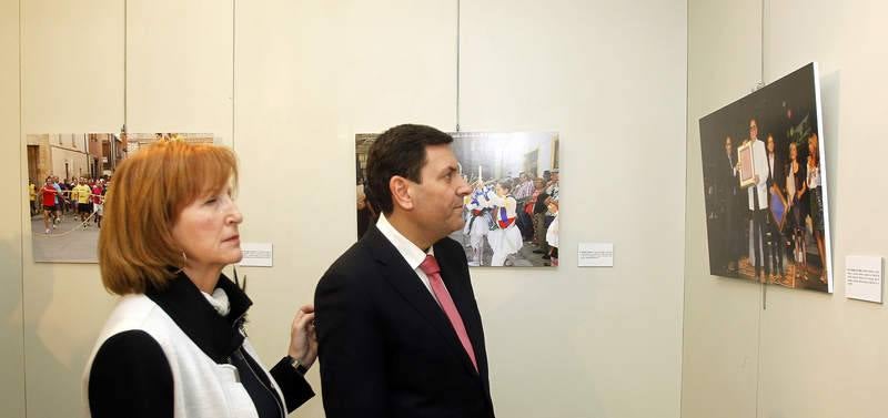 Inauguración en Palencia de la exposición 'Un año en imáganes. 2014', de El Norte de Castilla