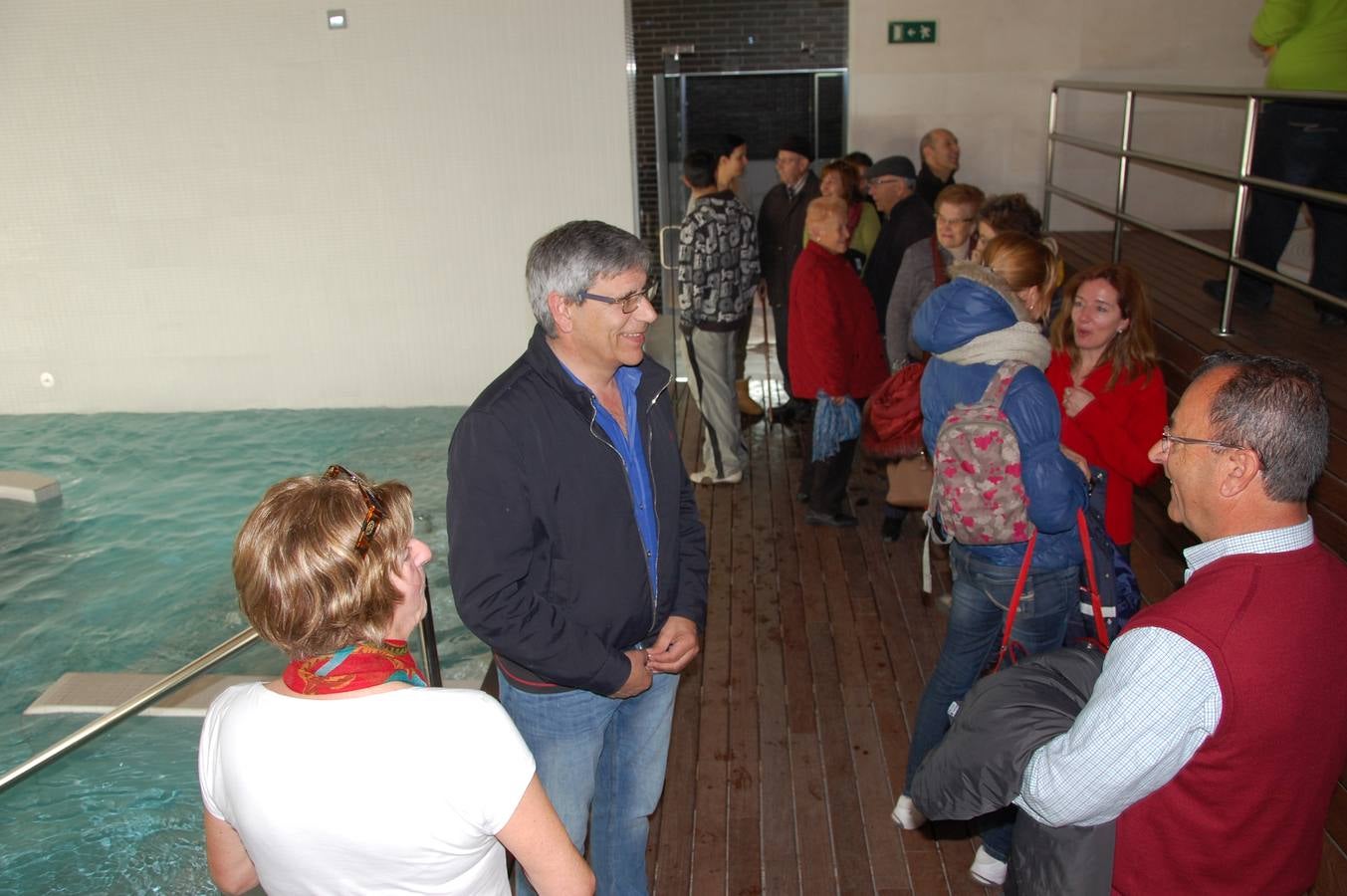 Inauguración de la piscina climatizada de Guardo (Palencia)